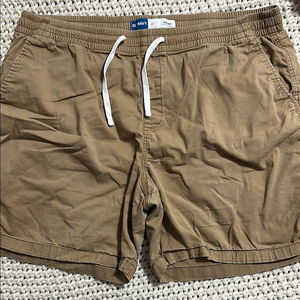 Old Navy Khaki Drawstring Shorts